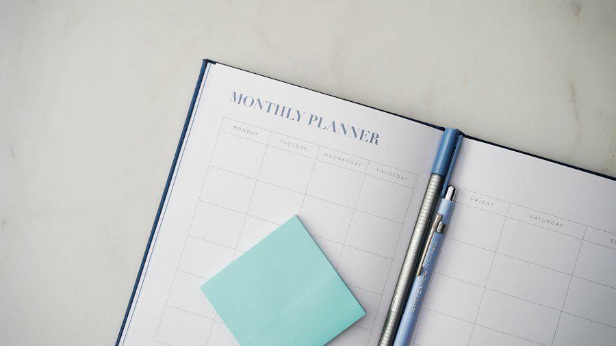 Photo planning your week